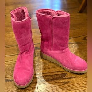 PINK UGG® Amie Mid Calf Cold Weather Boots - Size 9.5